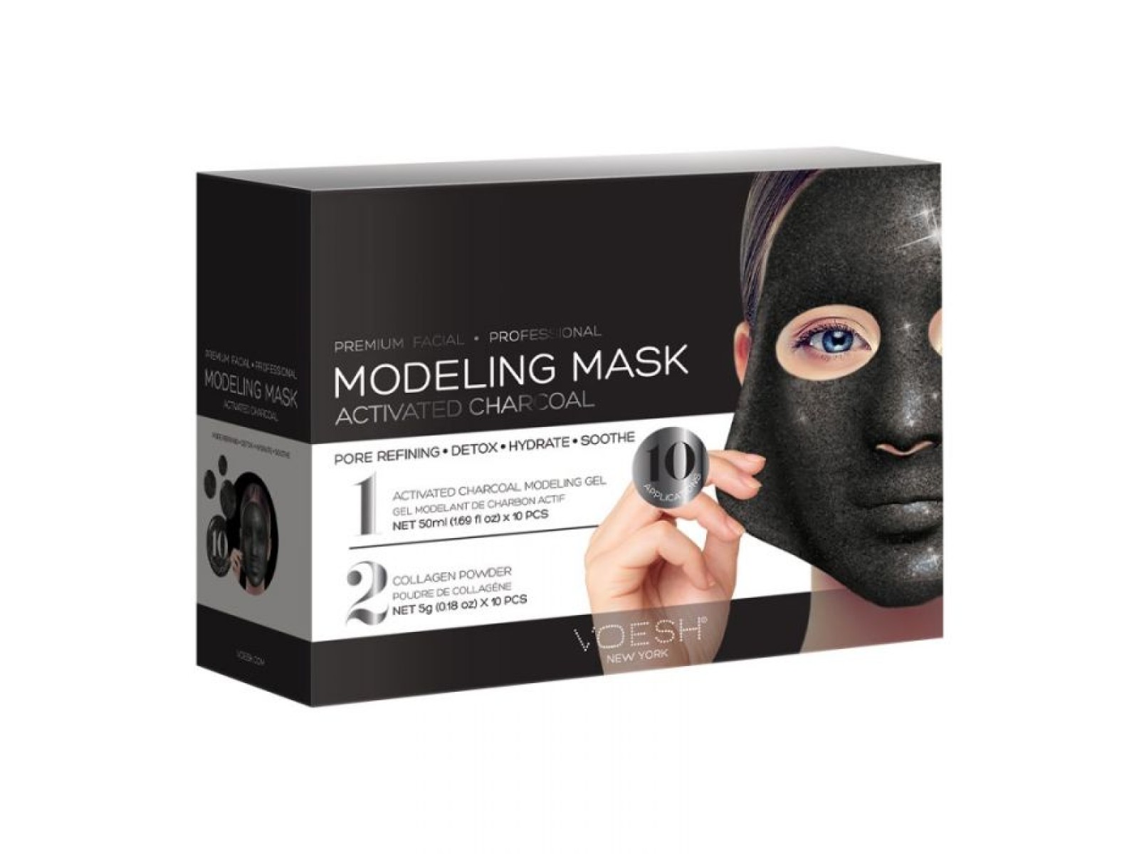 FACIAL MODELING MASK ACTIVATED CHARCOAL | Modeliavimo kaukė veidui su aktyviosios anglies milteliais FACIAL MODELING MASK ACTIVATED CHARCOAL | Modeliavimo kaukė veidui su aktyviosios anglies milteliais