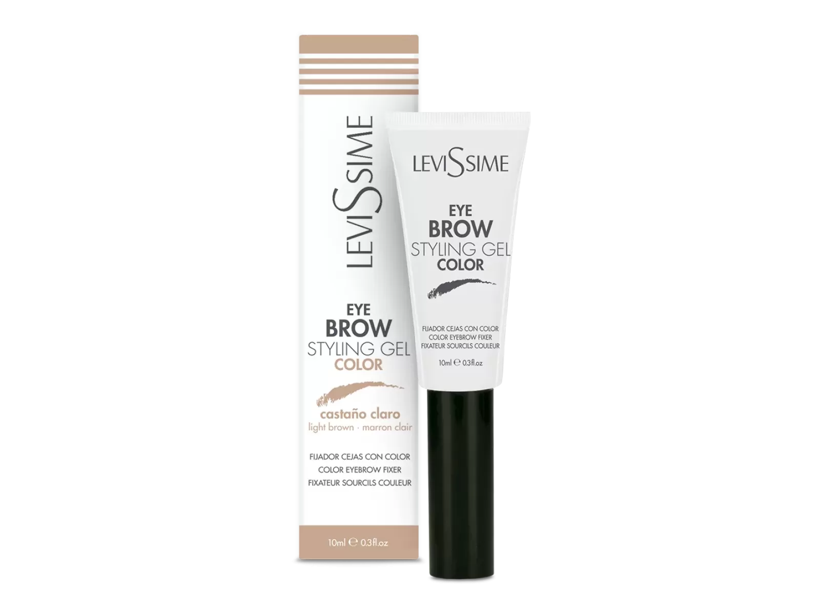 Levissime antakių formavimo gelis-fiksatorius šviesiai rudas, 10ml | Levissime Eyebrow shaping gel-fixer STYLING GEL Color Light Brown (10ml) Levissime antakių formavimo gelis-fiksatorius šviesiai rudas, 10ml | Levissime Eyebrow shaping gel-fixer STYLING GEL Color Light Brown (10ml)