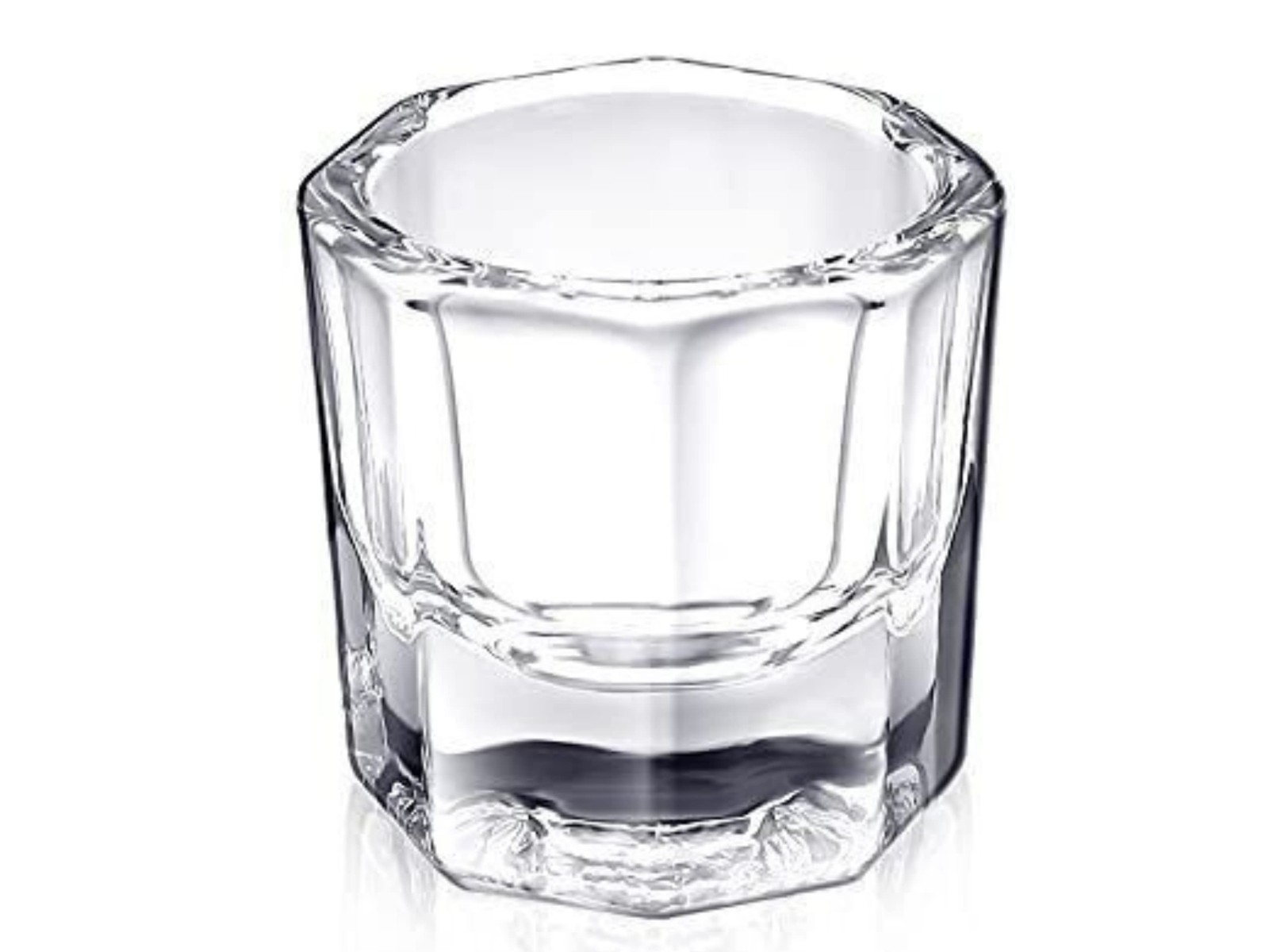 Lashus indelis dažų maišymui | LASHUS Clear Glass Dappen Dish Lashus indelis dažų maišymui | LASHUS Clear Glass Dappen Dish