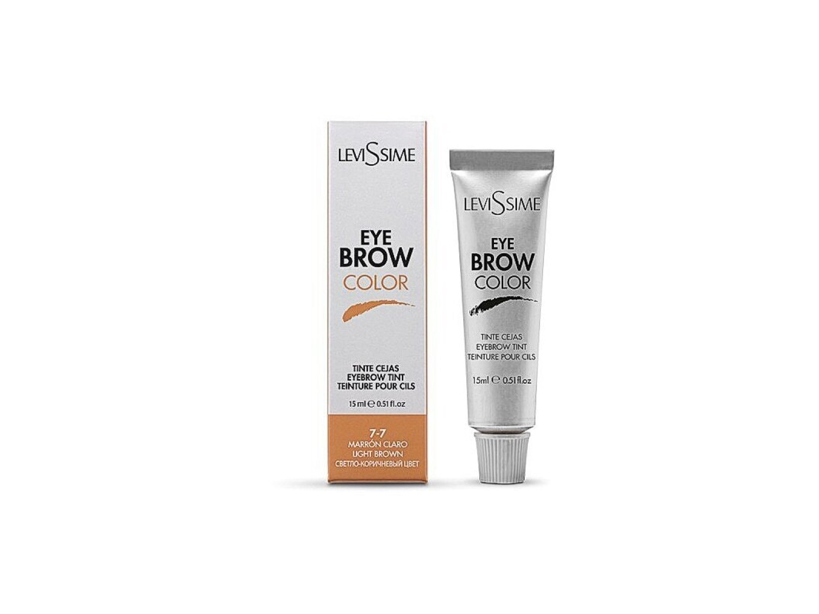 Levissime antakių dažai šviesiai rudi (15 ml) | Levissime EyeBrow Tint Light Brown (15ml)