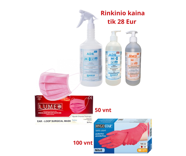 Dezinfekcinių priemonių rinkinys Nr.3 Dezinfekcinių priemonių rinkinys Nr.3
