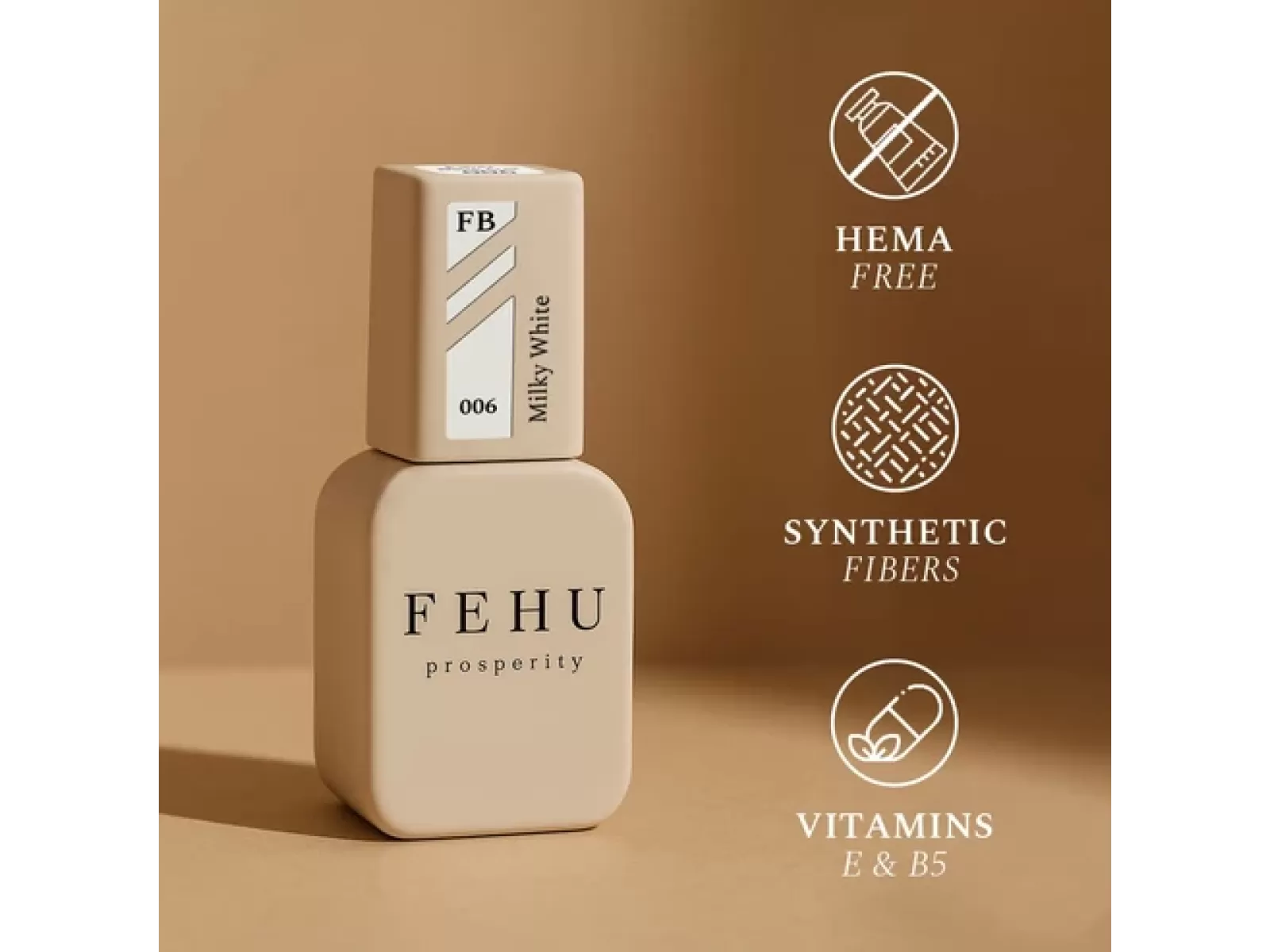 FEHU Bazinis gelis su pluoštu #06 pieno baltumo, 12 ml | Fiber Base Gel #06 Milky White 12 ml FEHU Bazinis gelis su pluoštu #06 pieno baltumo, 12 ml | Fiber Base Gel #06 Milky White 12 ml
