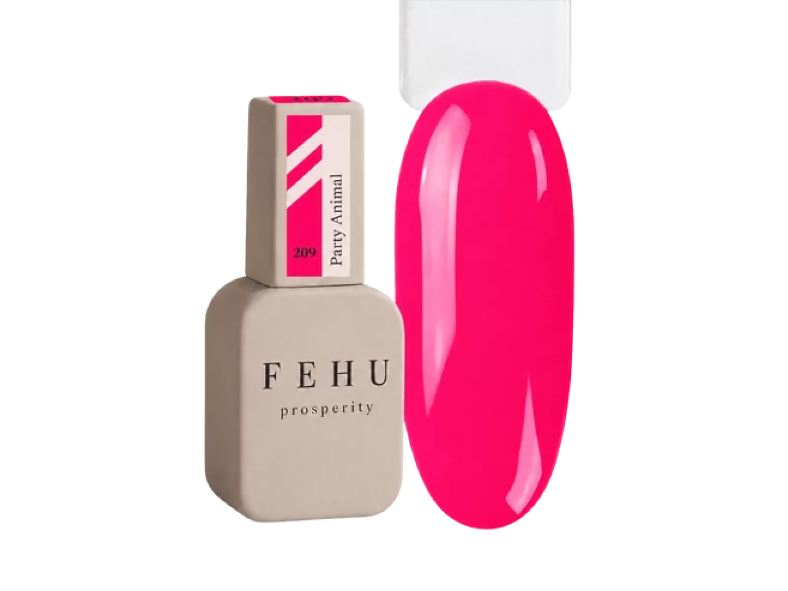 FEHU Gelinis lakas #209 Party Animal, 12 ml | Gel Polish #209 Party Animal, 12 ml