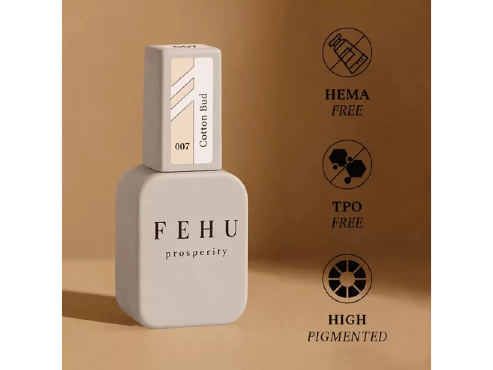 FEHU Gelinis lakas #007 Cotton Bud, 12 ml | Gel Polish #007 Cotton Bud, 12 ml FEHU Gelinis lakas #007 Cotton Bud, 12 ml | Gel Polish #007 Cotton Bud, 12 ml