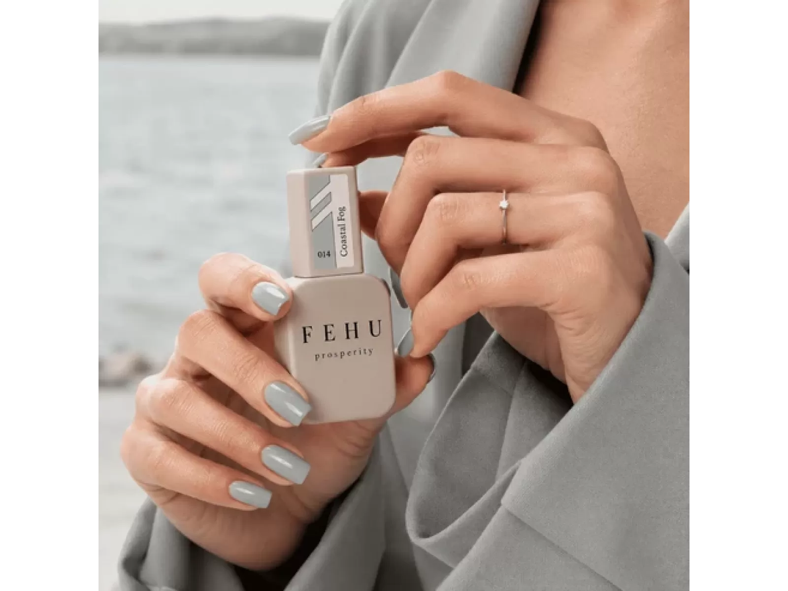 FEHU Gelinis lakas #014 Coastal Fog, 12 ml | Gel Polish #014 Coastal Fog, 12 ml FEHU Gelinis lakas #014 Coastal Fog, 12 ml | Gel Polish #014 Coastal Fog, 12 ml
