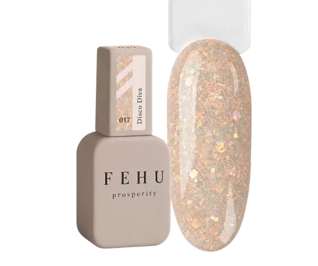 FEHU Gelinis lakas #017 Disco Diva, 12 ml | Gel Polish #017 Disco Diva, 12 ml FEHU Gelinis lakas #017 Disco Diva, 12 ml | Gel Polish #017 Disco Diva, 12 ml