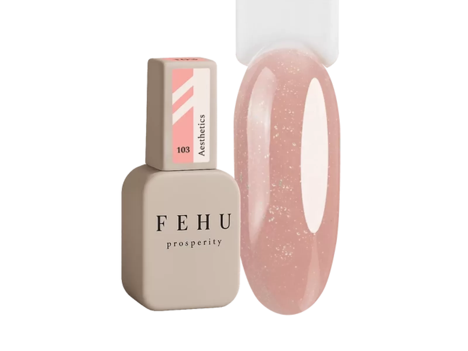 FEHU Gelinis lakas #103 Aesthetics, 12 ml | Gel Polish #103 Aesthetics, 12 ml