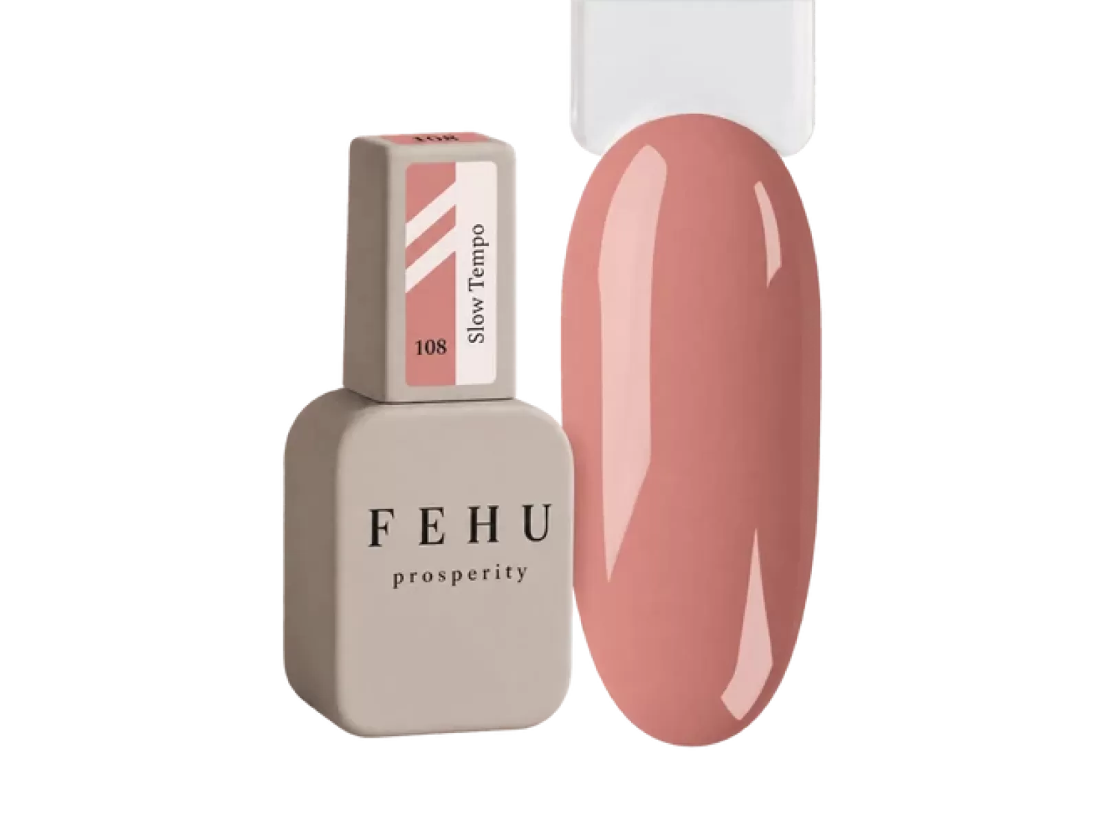 FEHU Gelinis lakas #108 Slow Tempo, 12 ml | Gel Polish #108 Slow Tempo, 12 ml
