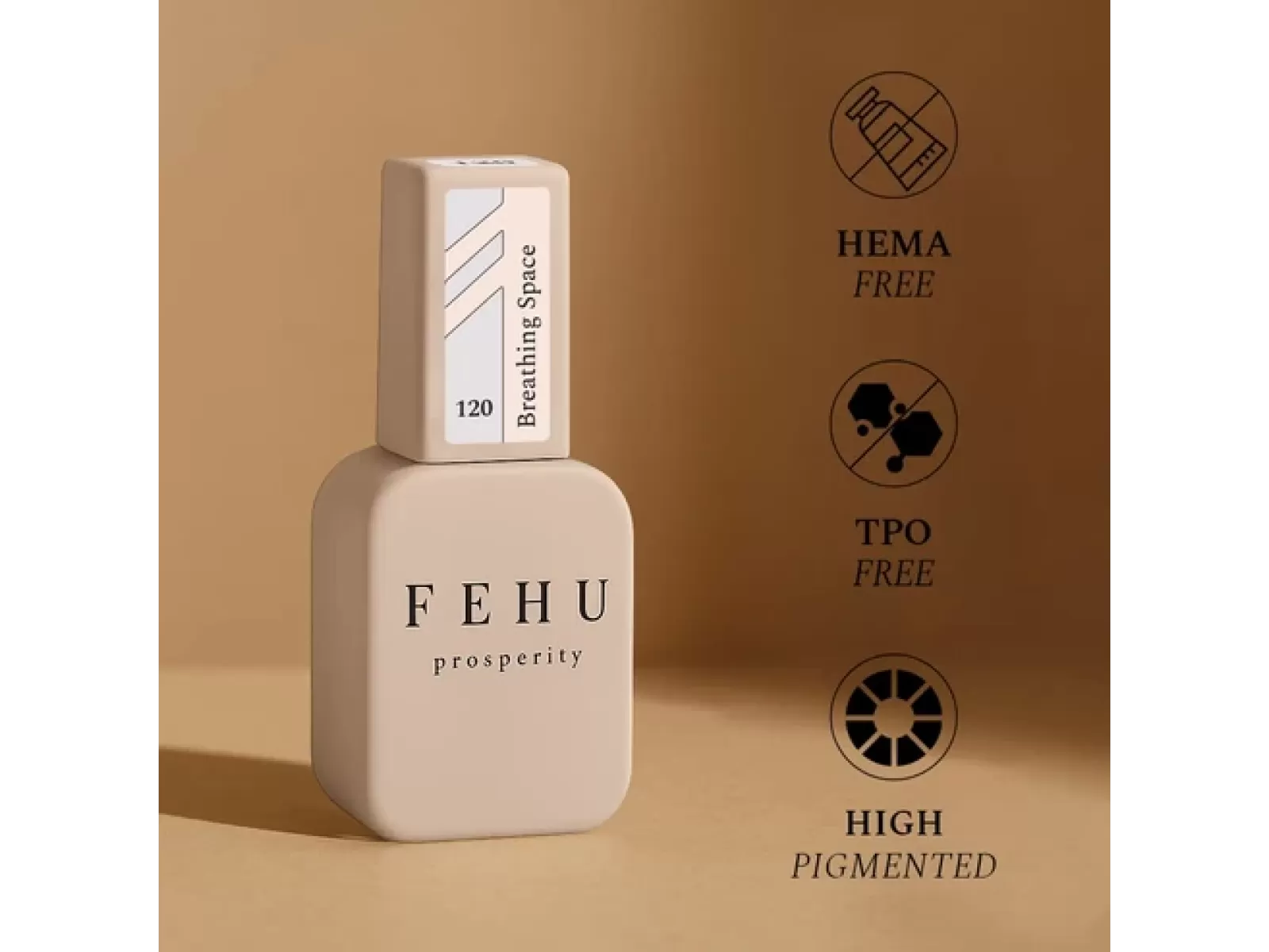 FEHU Gelinis lakas #120 Breathing Space, 12 ml | Gel Polish #120 Breathing Space, 12 ml FEHU Gelinis lakas #120 Breathing Space, 12 ml | Gel Polish #120 Breathing Space, 12 ml