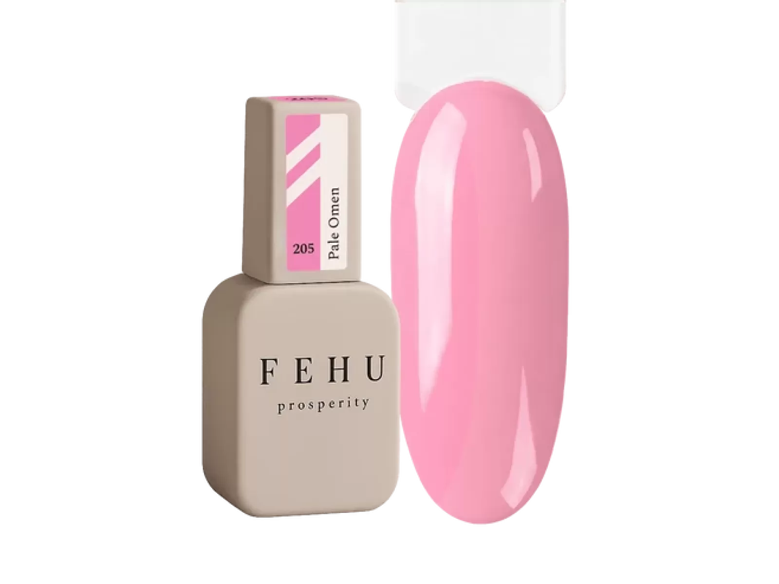 FEHU Gelinis lakas #205 Pale Omen, 12 ml | Gel Polish #205 Pale Omen, 12 ml