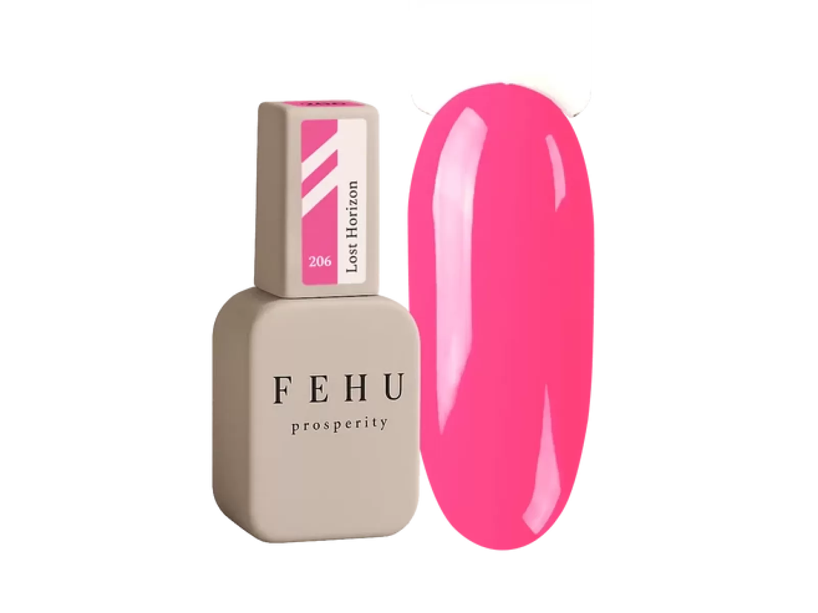 FEHU Gelinis lakas #206 Lost Horizon, 12 ml | Gel Polish #206 Lost Horizon, 12 ml