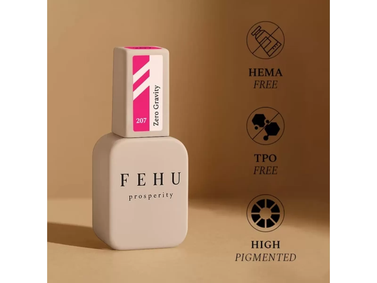 FEHU Gelinis lakas #207 Zero Gravity, 12 ml | Gel Polish #207 Zero Gravity, 12 ml FEHU Gelinis lakas #207 Zero Gravity, 12 ml | Gel Polish #207 Zero Gravity, 12 ml