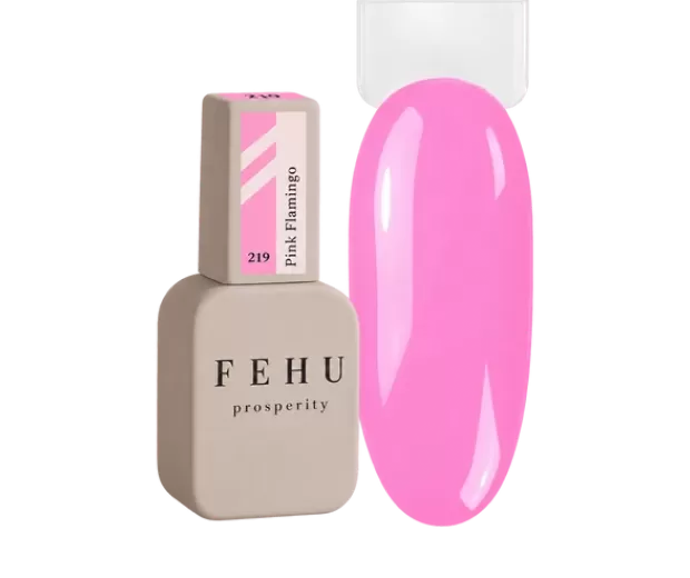 FEHU Gelinis lakas #219 Pink Flamingo, 12 ml | Gel Polish #219 Pink Flamingo, 12 ml FEHU Gelinis lakas #219 Pink Flamingo, 12 ml | Gel Polish #219 Pink Flamingo, 12 ml