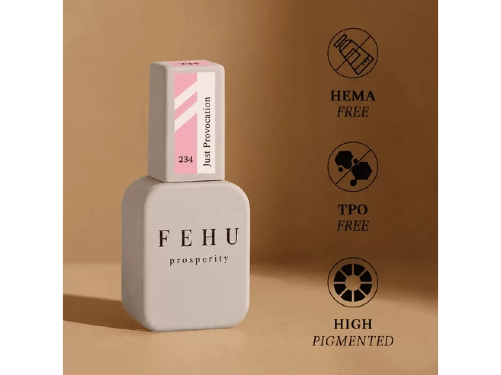 FEHU Gelinis lakas #234 Just Provocation, 12 ml | Gel Polish #234 Just Provocation, 12 ml FEHU Gelinis lakas #234 Just Provocation, 12 ml | Gel Polish #234 Just Provocation, 12 ml