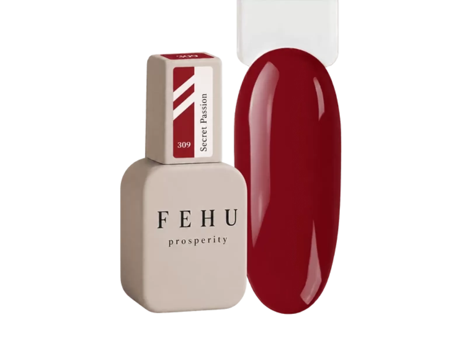 FEHU Gelinis lakas #309 Secret Passion, 12 ml | Gel Polish #309 Secret Passion, 12 ml