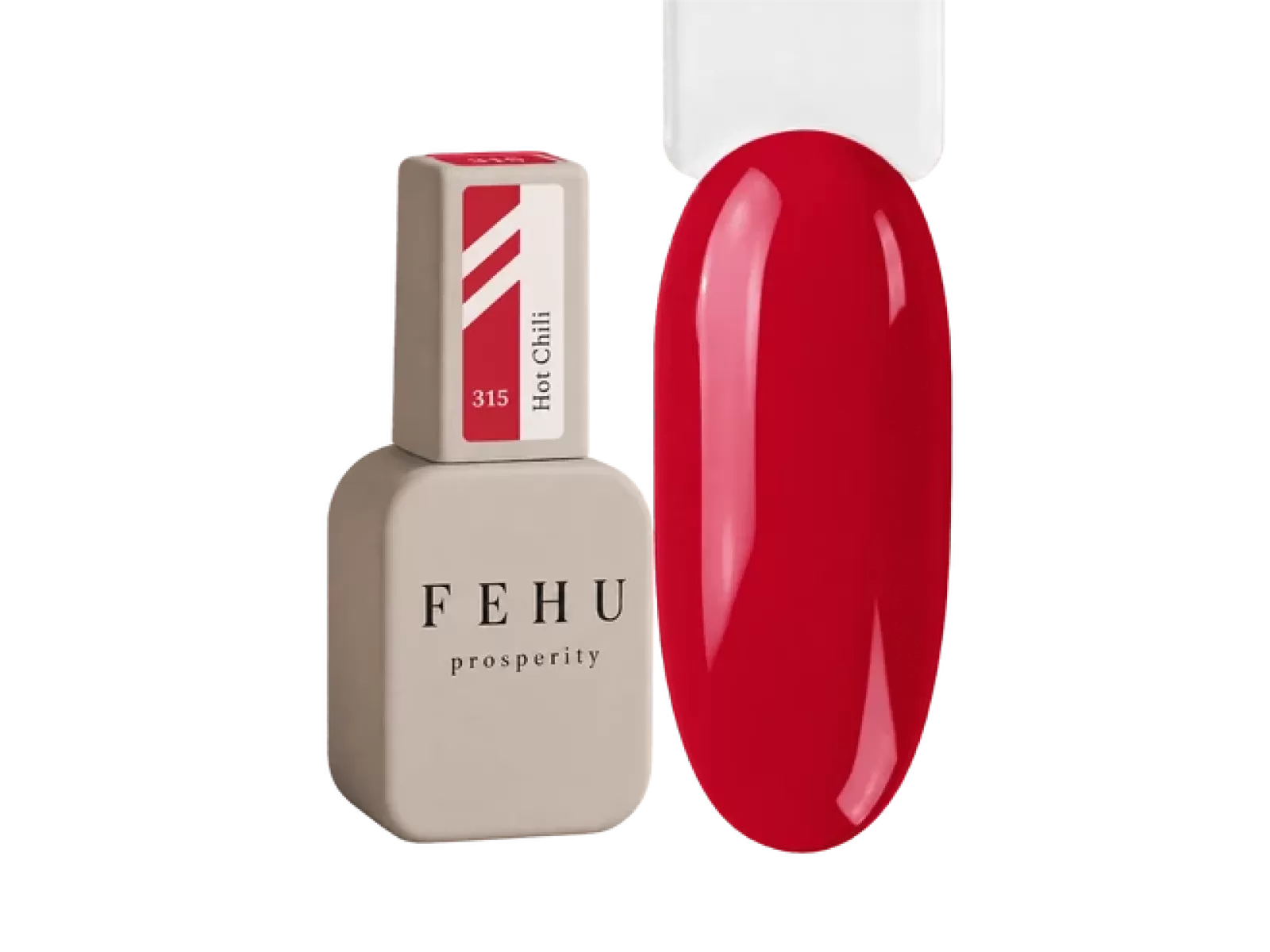 FEHU Gelinis lakas #315 Hot Chili, 12 ml | Gel Polish #315 Hot Chili, 12 ml