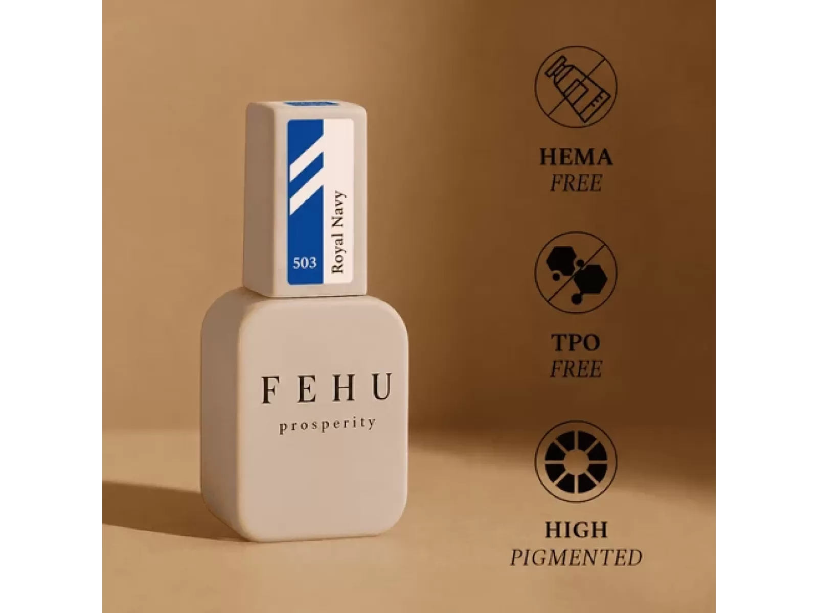 FEHU Gelinis lakas #503 Royal Navy, 12 ml | Gel Polish #503 Royal Navy, 12 ml FEHU Gelinis lakas #503 Royal Navy, 12 ml | Gel Polish #503 Royal Navy, 12 ml