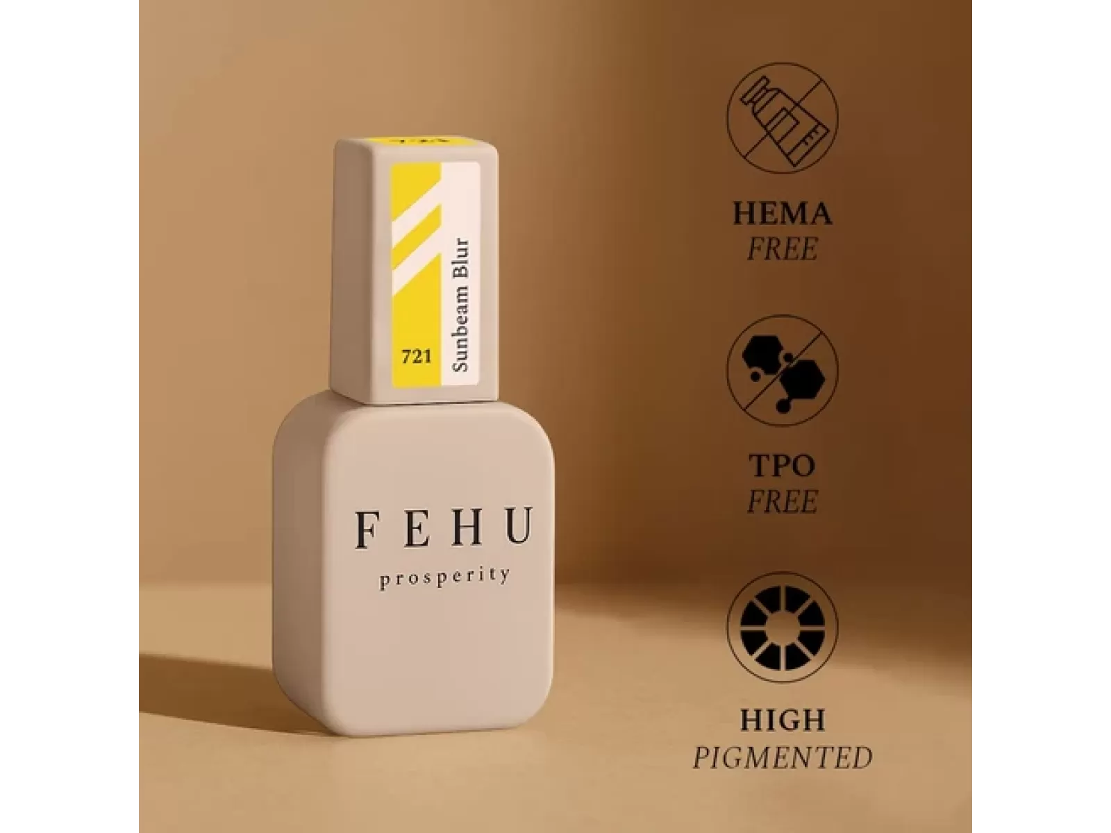 FEHU Gelinis lakas #721 Sunbeam Blur, 12 ml | Gel Polish #721 Sunbeam Blur, 12 ml FEHU Gelinis lakas #721 Sunbeam Blur, 12 ml | Gel Polish #721 Sunbeam Blur, 12 ml