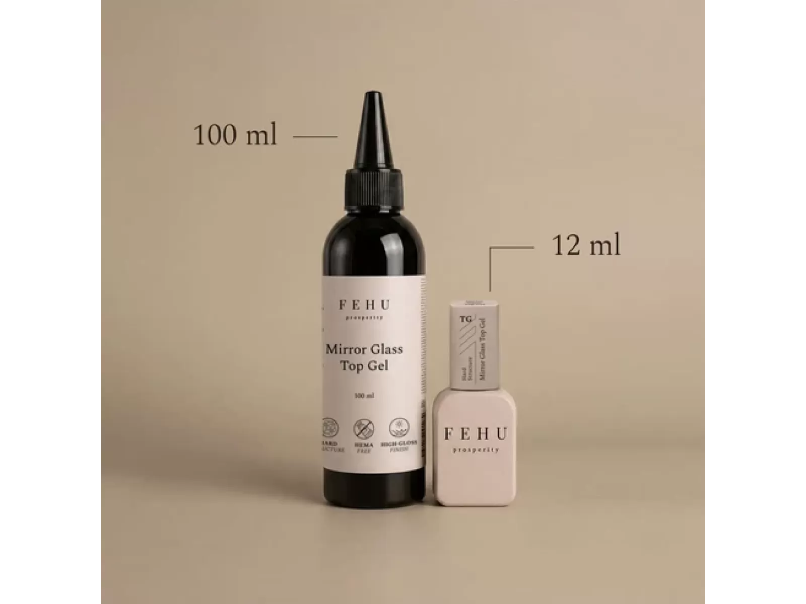 FEHU Viršutinis gelis Mirror Glass, 100 ml | Mirror Glass Top Gel, 100 ml FEHU Viršutinis gelis Mirror Glass, 100 ml | Mirror Glass Top Gel, 100 ml