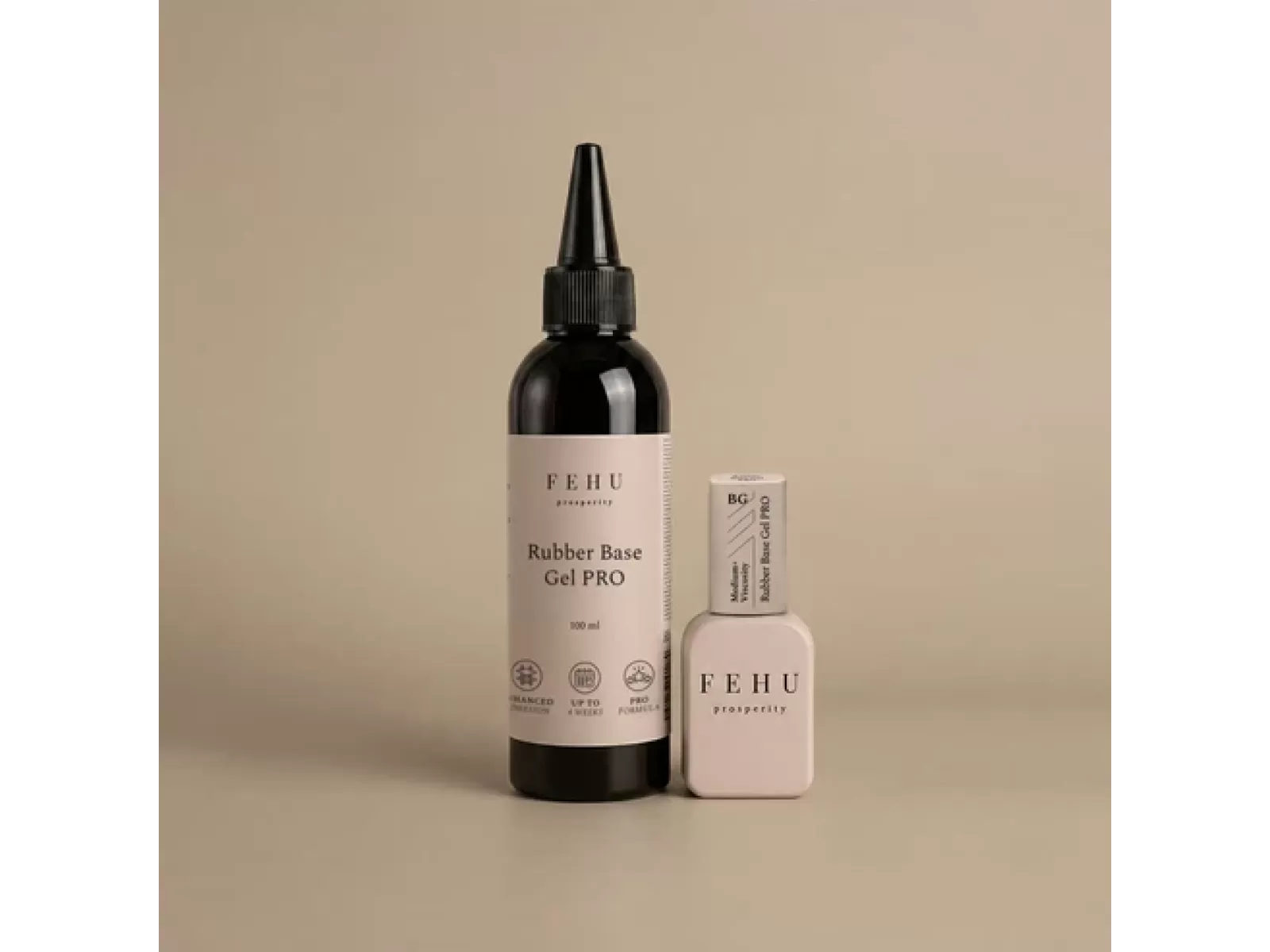 FEHU Kaučiukinė bazė PRO, 100 ml | Rubber Base Gel PRO, 100 ml
