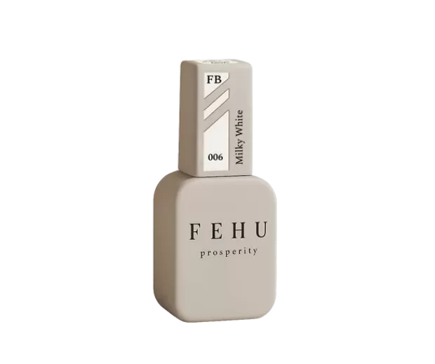 FEHU Bazinis gelis su pluoštu #06 pieno baltumo, 12 ml | Fiber Base Gel #06 Milky White 12 ml FEHU Bazinis gelis su pluoštu #06 pieno baltumo, 12 ml | Fiber Base Gel #06 Milky White 12 ml