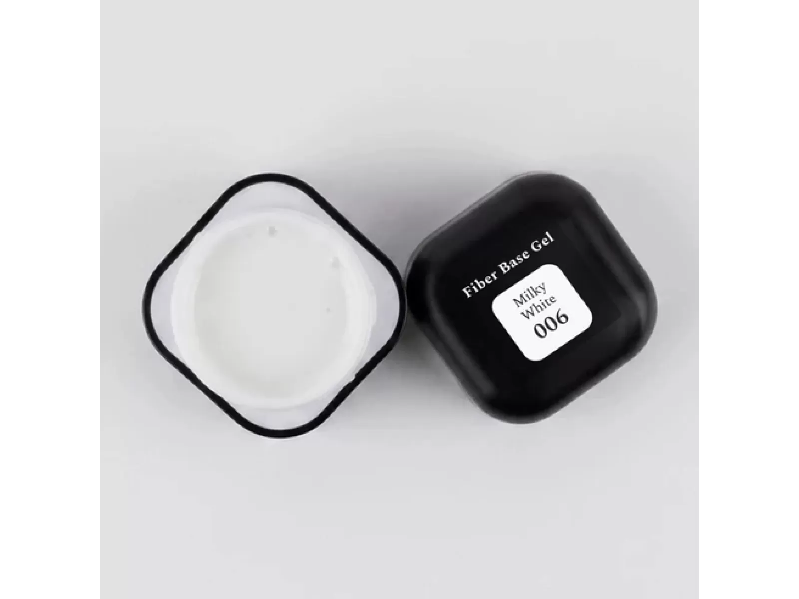 FEHU Bazinis gelis su pluoštu #06 pieno baltumo, 30 ml | Fiber Base Gel #06 Milky White 30 ml FEHU Bazinis gelis su pluoštu #06 pieno baltumo, 30 ml | Fiber Base Gel #06 Milky White 30 ml