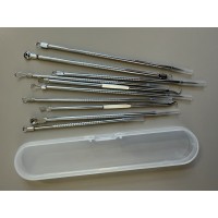 Profesionalūs kosmetologo įrankiai veido priežiūrai, 10 vnt | Professional Beauty Tools for Facial Care, 10 pcs