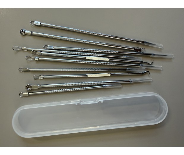 Profesionalūs kosmetologo įrankiai veido priežiūrai, 10 vnt | Professional Beauty Tools for Facial Care, 10 pcs Profesionalūs kosmetologo įrankiai veido priežiūrai, 10 vnt | Professional Beauty Tools for Facial Care, 10 pcs