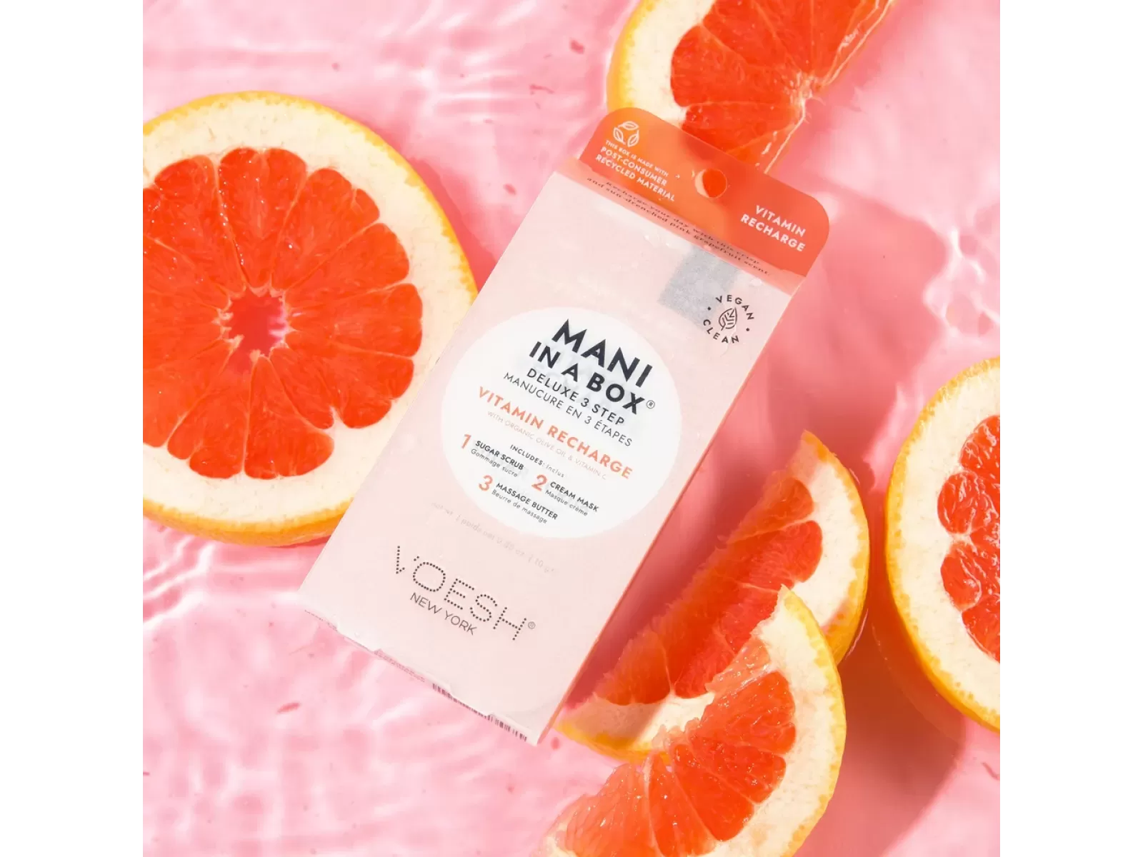 VOESH Mani in a Box Deluxe 3 Step Vitamin Recharge | Trijų žingsnių manikiūras dėžutėje VOESH Mani in a Box Deluxe 3 Step Vitamin Recharge | Trijų žingsnių manikiūras dėžutėje
