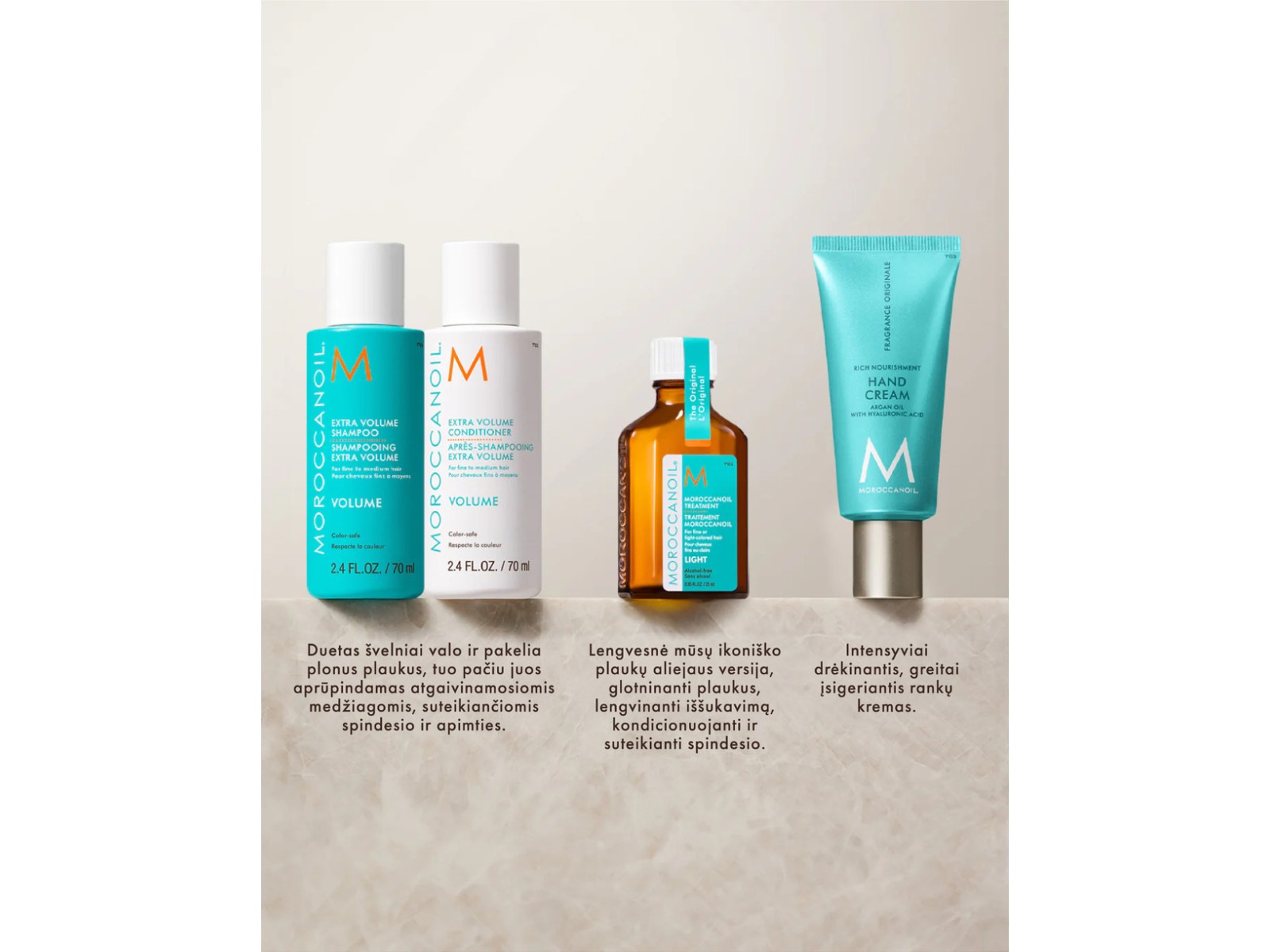 MOROCCANOIL Apimties suteikiantis kelioninis rinkinys | Volumizing Travel Set MOROCCANOIL Apimties suteikiantis kelioninis rinkinys | Volumizing Travel Set
