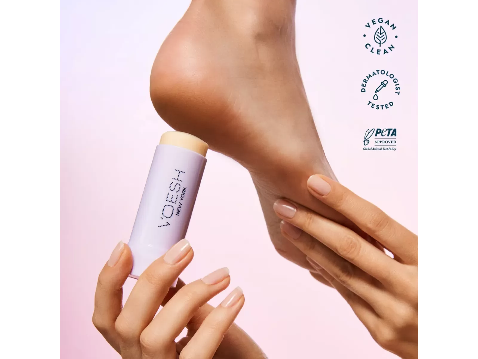 Voesh kulnų priežiūros rinkinys (22 ml. balzamas + 2 vnt. kojinės) levandų kvapo | VOESH Heel Repair Duo (Heel Repair Balm + Heel Socks) Lavender Voesh kulnų priežiūros rinkinys (22 ml. balzamas + 2 vnt. kojinės) levandų kvapo | VOESH Heel Repair Duo (Heel Repair Balm + Heel Socks) Lavender
