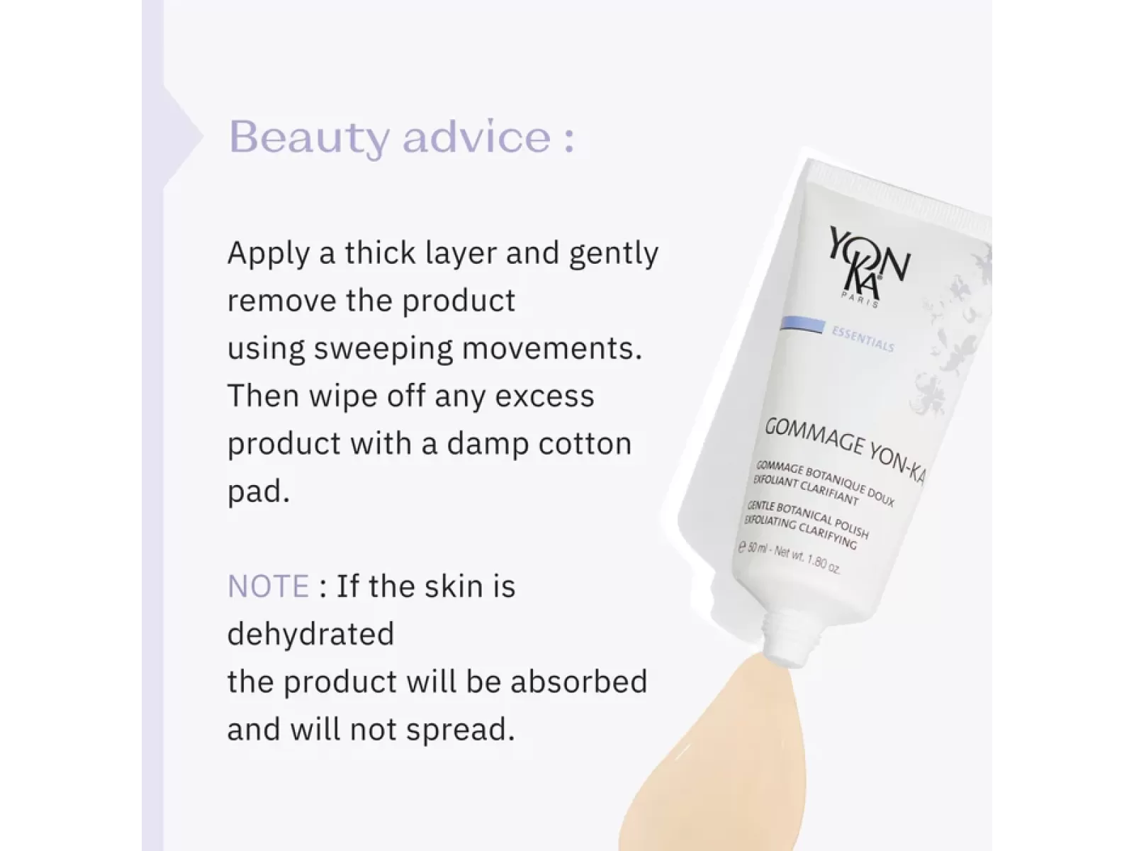 YONKA Gommage švelnus veido šveitiklis be grūdelių, 50ml | Gommage gentle grain-free facial scrub 50ml