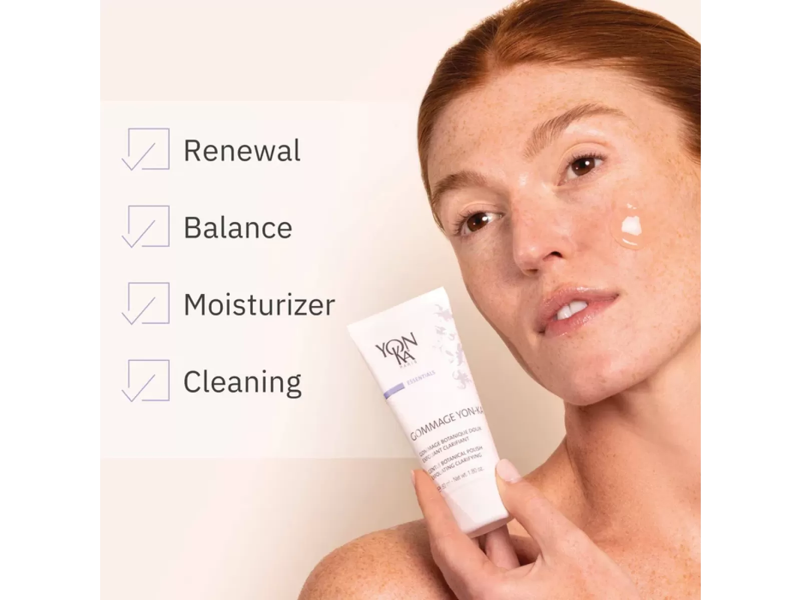 YONKA Gommage švelnus veido šveitiklis be grūdelių, 50ml | Gommage gentle grain-free facial scrub 50ml