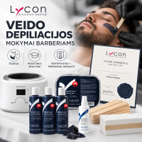 LYCON PRAKTINIAI VEIDO DEPILIACIJOS MOKYMAI BARBERIAMS