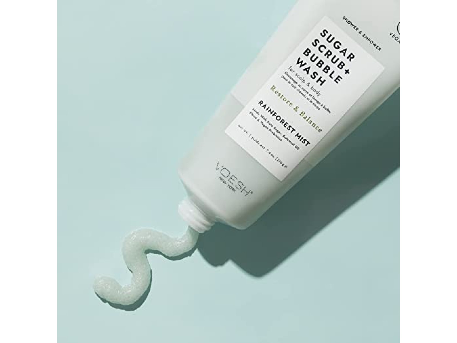 VOESH Cukraus šveitiklis Rainforest mist 220ml | Scalp & Body Sugar Scrub Rainforest mist 220ml VOESH Cukraus šveitiklis Rainforest mist 220ml | Scalp & Body Sugar Scrub Rainforest mist 220ml