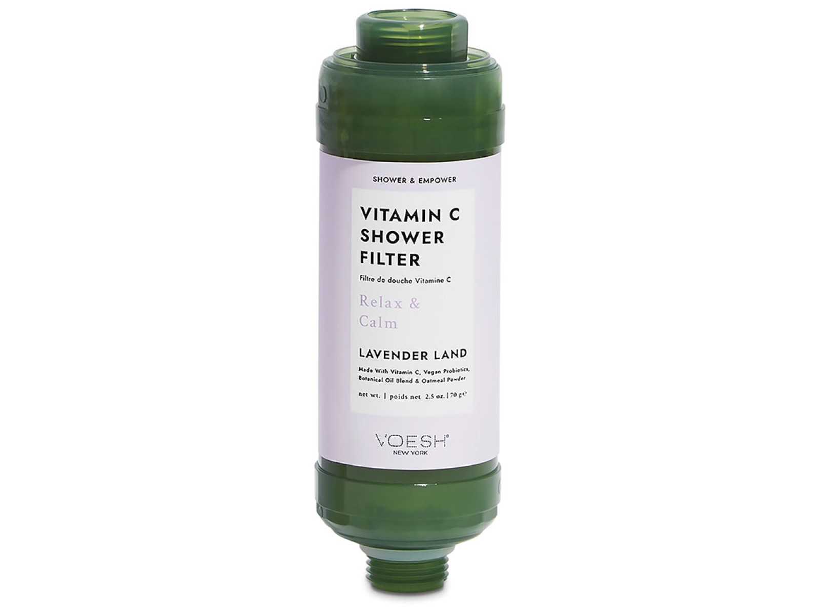 Dušo filtras Voesh su vitaminu C Lavender Land, 70 g Dušo filtras Voesh su vitaminu C Lavender Land, 70 g
