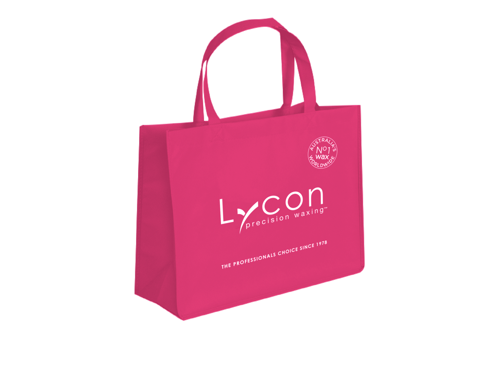 LYCON rožinis pirkinių krepšys | LYCON PINK FABRIC BAG