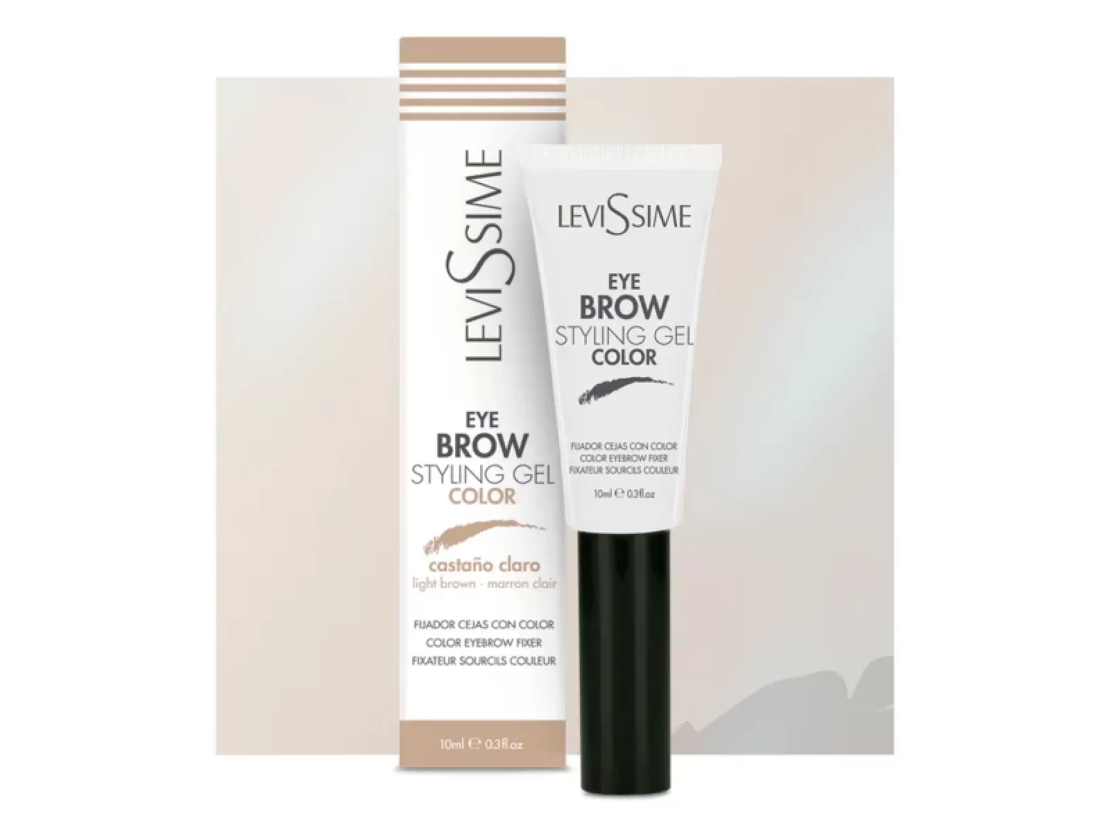 Levissime antakių formavimo gelis-fiksatorius šviesiai rudas, 10ml | Levissime Eyebrow shaping gel-fixer STYLING GEL Color Light Brown (10ml) Levissime antakių formavimo gelis-fiksatorius šviesiai rudas, 10ml | Levissime Eyebrow shaping gel-fixer STYLING GEL Color Light Brown (10ml)