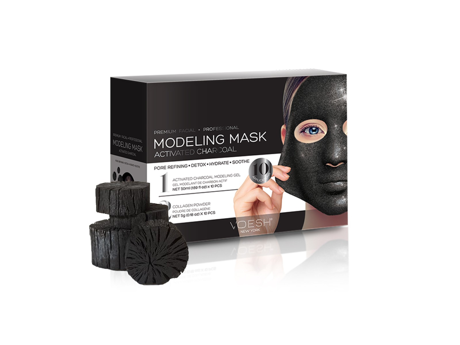 FACIAL MODELING MASK ACTIVATED CHARCOAL | Modeliavimo kaukė veidui su aktyviosios anglies milteliais FACIAL MODELING MASK ACTIVATED CHARCOAL | Modeliavimo kaukė veidui su aktyviosios anglies milteliais