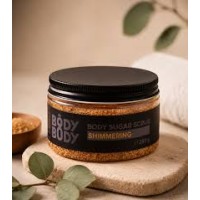 Body Body žvilgantis cukraus kūno šveitiklis, 250 g | Shimmering Body Sugar Scrub 250 g