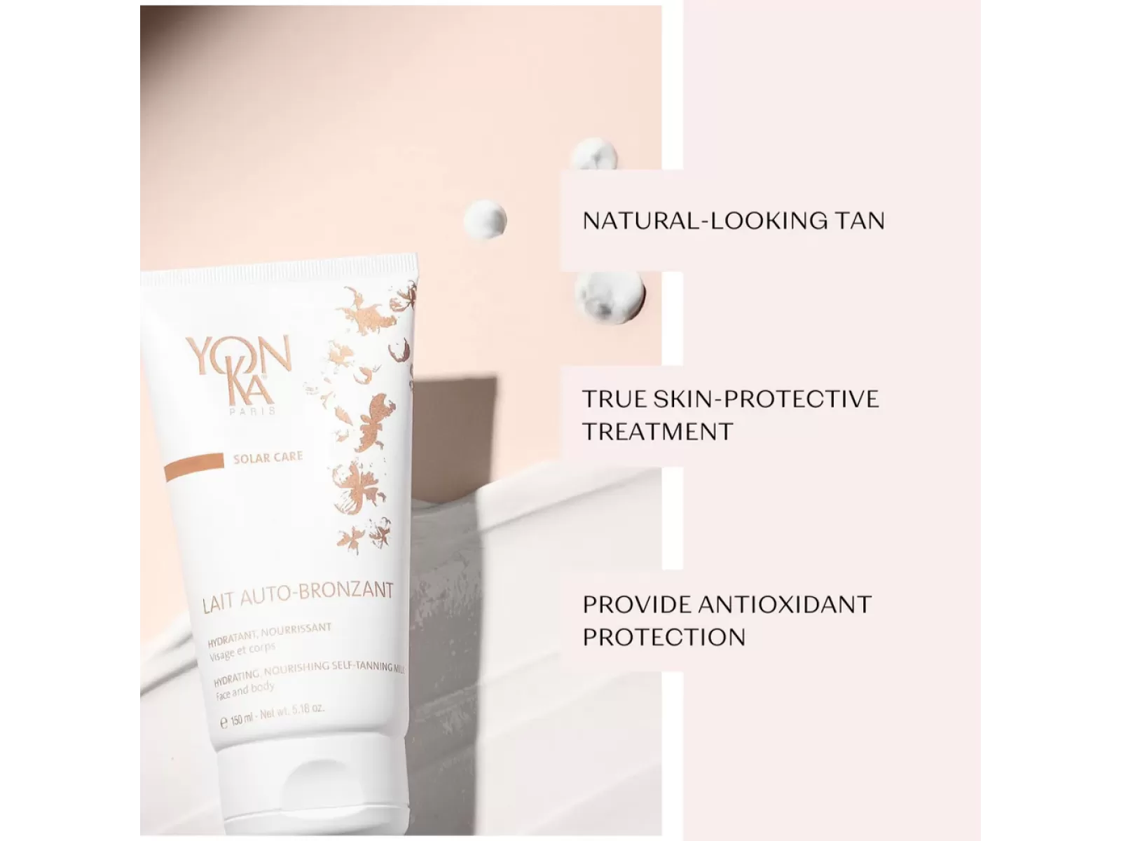 YONKA Veido ir kūno savaiminio įdegio losjonas, 150 ml | LAIT AUTO-BRONZANT 150 ml YONKA Veido ir kūno savaiminio įdegio losjonas, 150 ml | LAIT AUTO-BRONZANT 150 ml