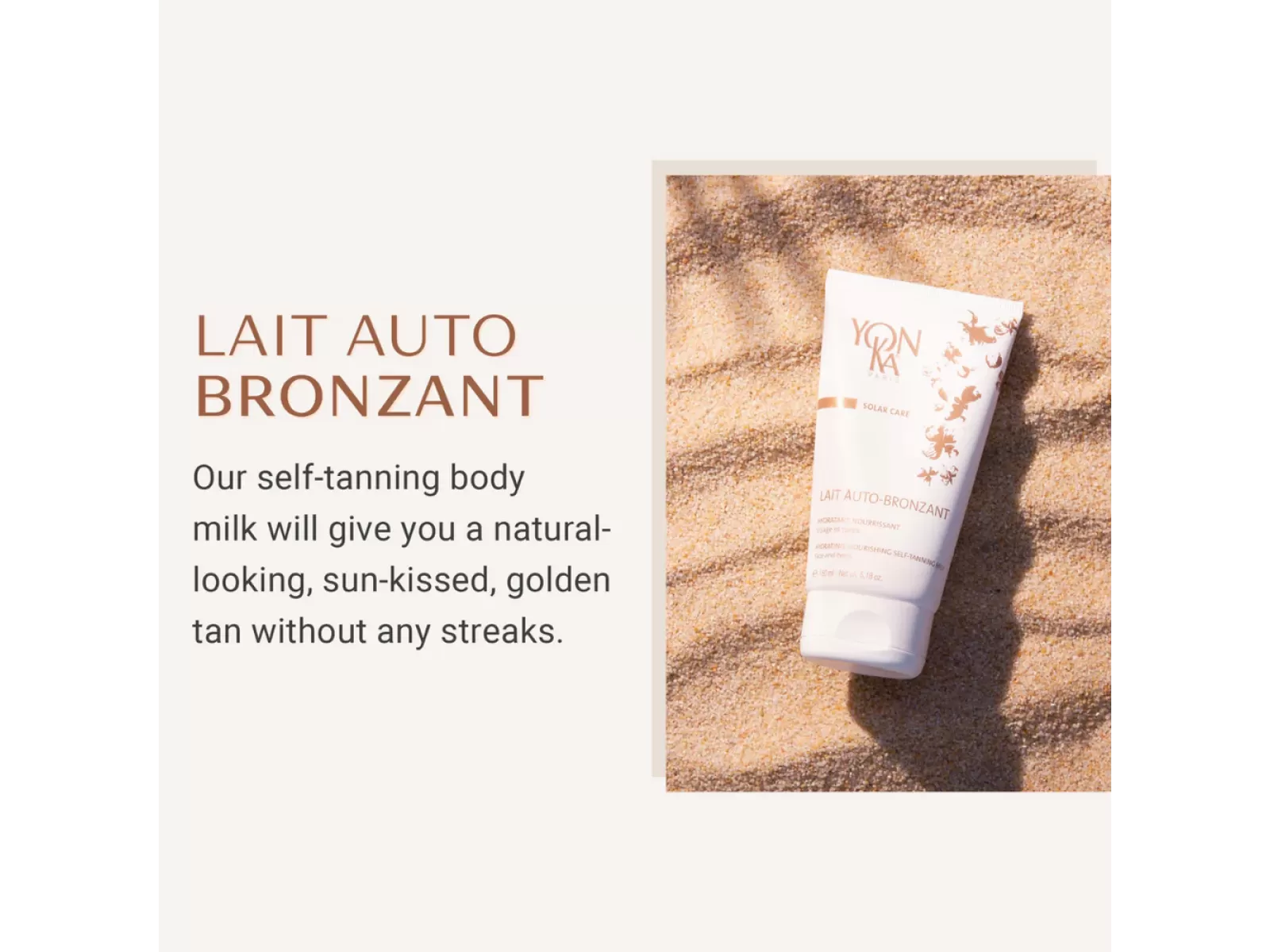 YONKA Veido ir kūno savaiminio įdegio losjonas, 150 ml | LAIT AUTO-BRONZANT 150 ml YONKA Veido ir kūno savaiminio įdegio losjonas, 150 ml | LAIT AUTO-BRONZANT 150 ml