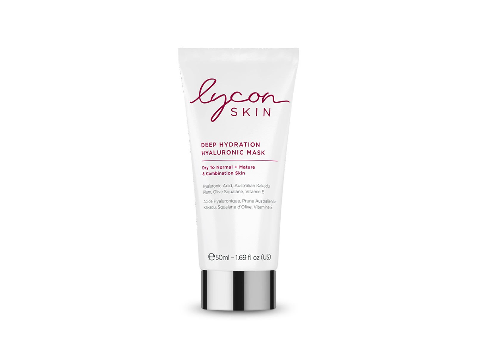 Lycon Skin giliai drėkinanti hialurono kaukė, 50 ml | Lycon Skin Deep Hydration Hyaluronic Mask, 50 ml