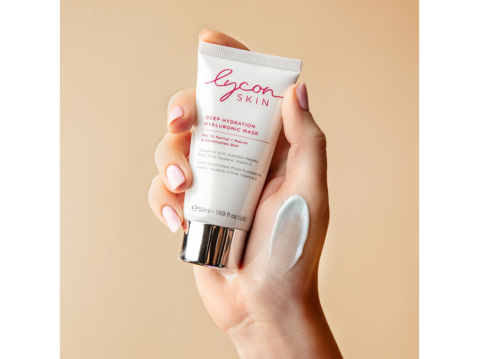 Lycon Skin giliai drėkinanti hialurono kaukė, 50 ml | Lycon Skin Deep Hydration Hyaluronic Mask, 50 ml