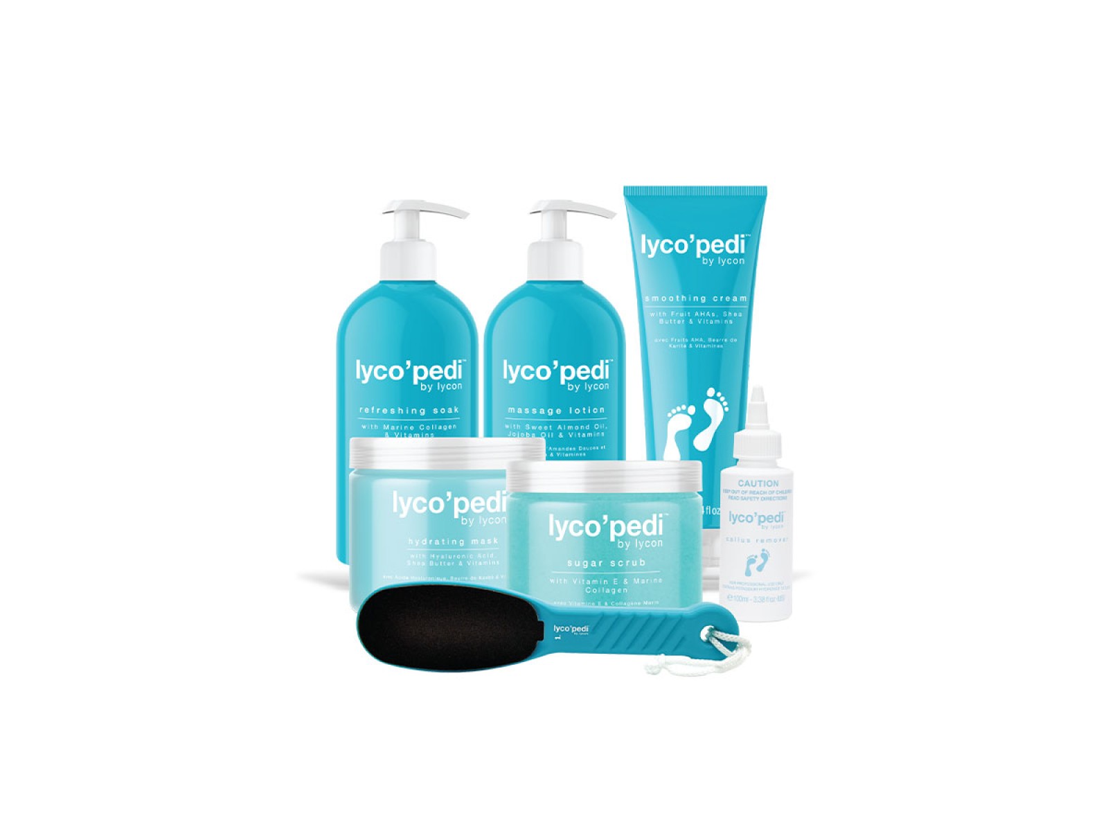 Lyco’pedi Profesionalus rinkinys pedikiūrui | LYCO’PEDI PROFESSIONAL KIT