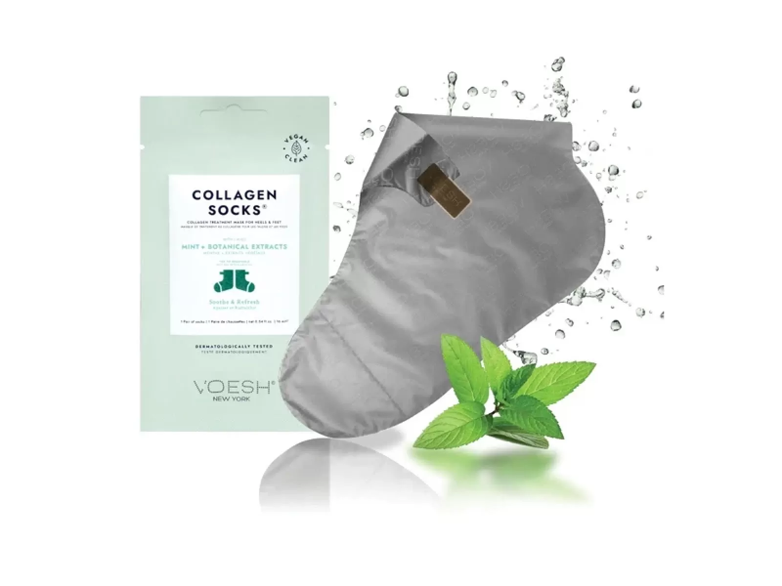 Kolageno kojinės su mėta + botaniniais ekstraktais | VOESH Collagen Socks with Mint + Botanical Extracts Kolageno kojinės su mėta + botaniniais ekstraktais | VOESH Collagen Socks with Mint + Botanical Extracts