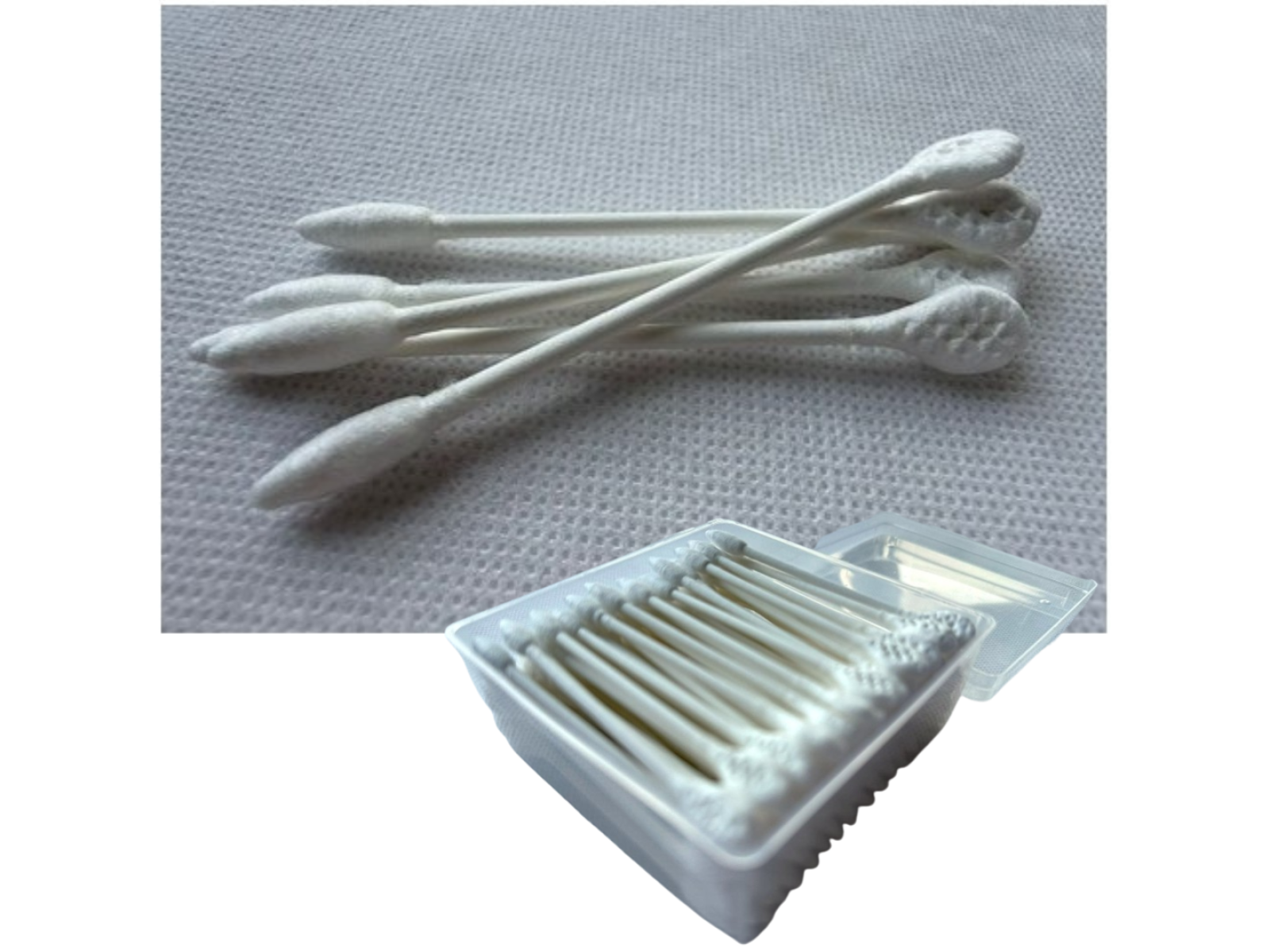 Vatos pagaliukai makiažui, 80 vnt. | Cotton sticks for make up, 80 pcs