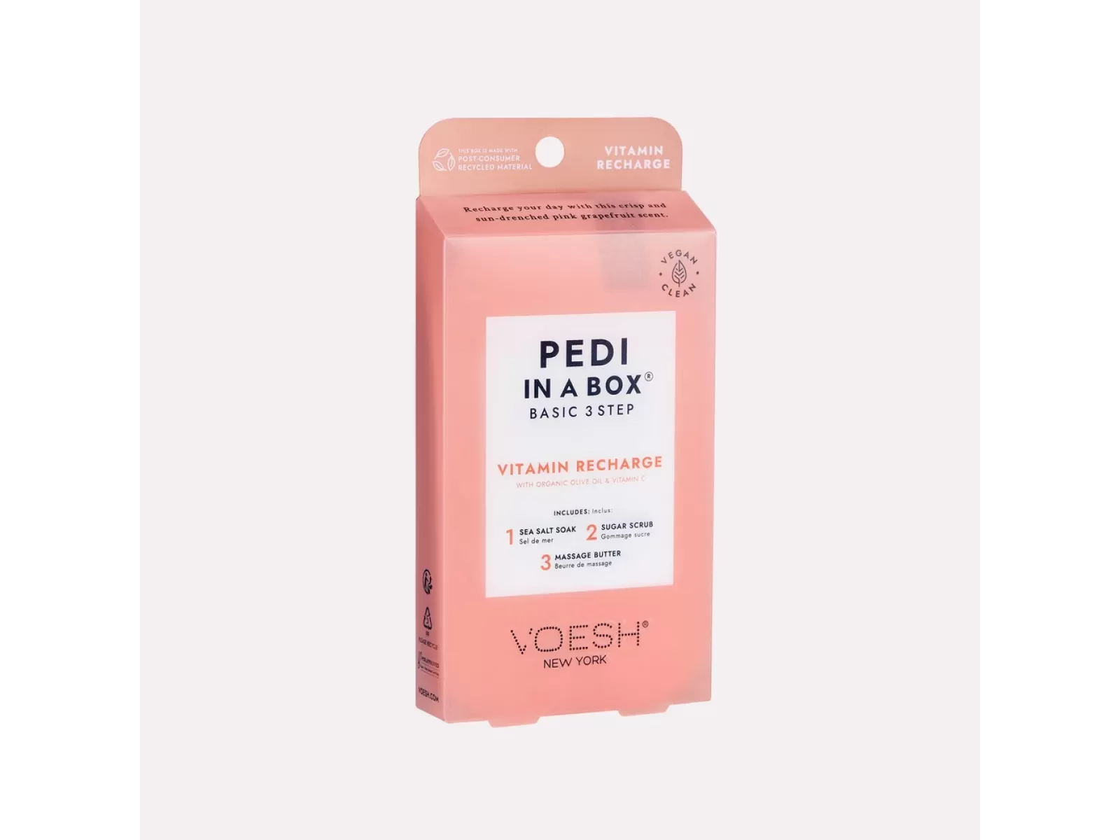 VOESH Pedi in a Box Basic 3 Step Vitamin Recharge | Trijų žingsnių pedikiūras dėžutėje VOESH Pedi in a Box Basic 3 Step Vitamin Recharge | Trijų žingsnių pedikiūras dėžutėje
