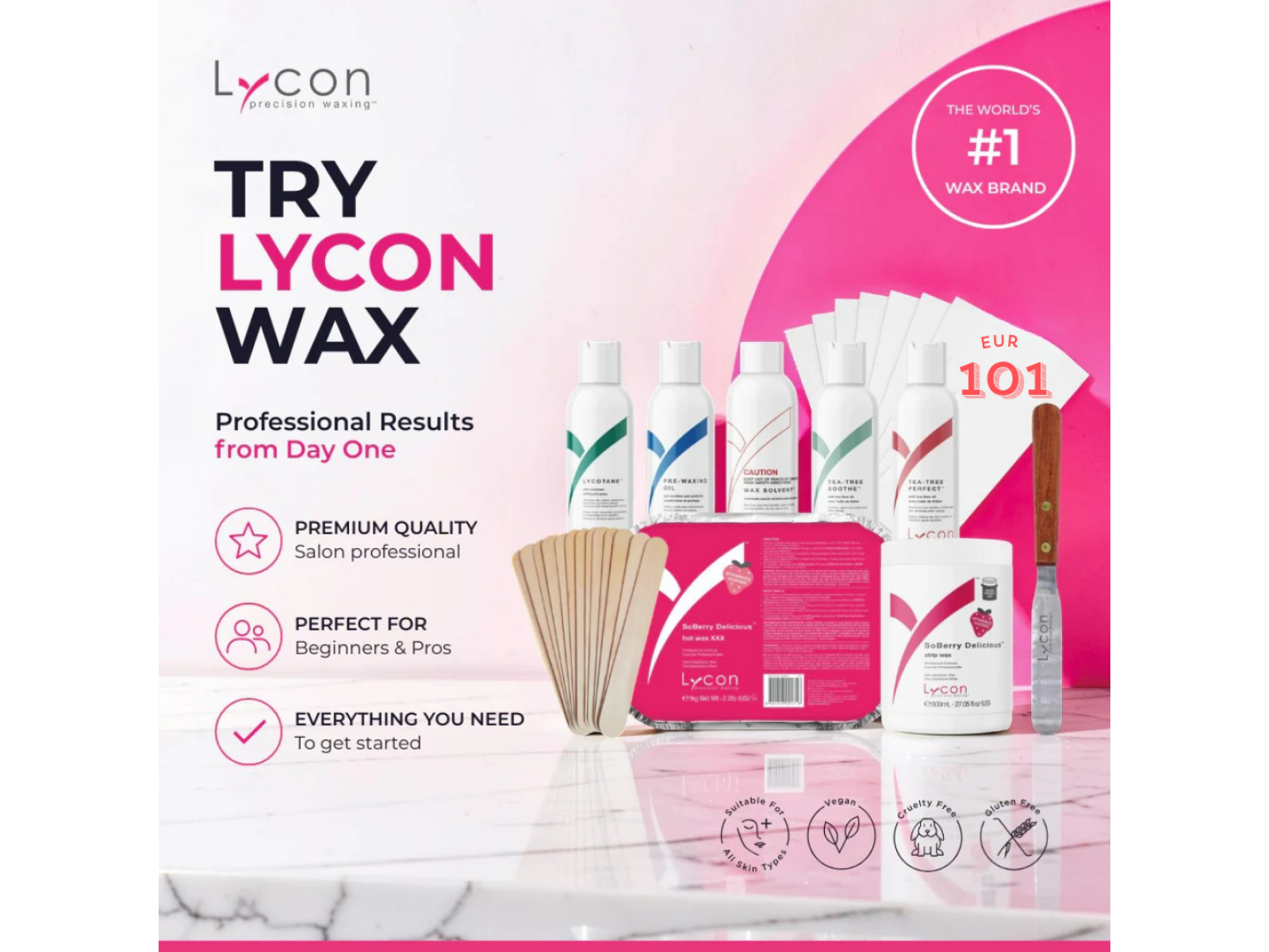 LYCON produktų PRADINIS rinkinys| LYCON Explore Starter Kit