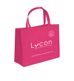 LYCON rožinis pirkinių krepšys | LYCON PINK FABRIC BAG